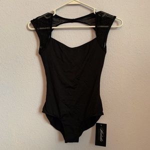 Natalie Couture Cap Sleeve Leotard